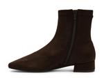 Ботинки Anne Klein Russ Bootie, Dark Brown Faux Suede - фото 8