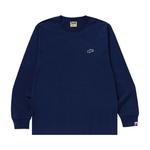 Футболка BAPE Sta One Point Long-Sleeve Tee, Navy - фото