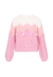 Джемпер IZIA SEQUIN, Offwhite Pink/Off-White - фото 5
