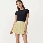 Женский укороченный топ с короткими рукавами, открытой спиной и завязками Anna-Kaci, Light Blue - фото 2