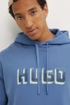 Хлопковая толстовка Hugo, синий - фото 5
