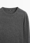 Джемпер Massimo Dutti CREW NECK SWEATER, Grey - фото 9