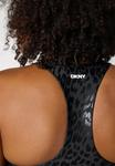 Бюстгальтер DKNY RACERBACK LONG LINE BRA, Night Cat Black/Black - фото 6