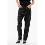 Черные брюки из полиэстера Nanushka, Black - фото