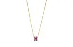 HERMES Ожерелье POP H Collection Gold Plated - фото 3