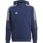 Толстовка с капюшоном Tiro 21 Adidas, цвет navblu - фото