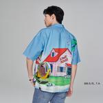 Lee Рубашка X Dragon Ball унисекс небесно-голубой - фото 6