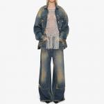 Givenchy Джинсовая куртка женская синяя, Blue - фото 4