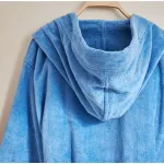 Хлопковый халат унисекс 350 г/м2 Basic - El Corte Inglés, синий - фото 3