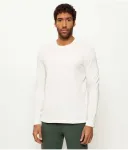 Лонгслив regular fit Ea7, экрю - фото