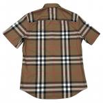 Рубашка мужская коричневая Burberry, коричневый - фото 2