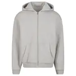 Толстовка Build Your Brand Fluffy full zip, серый - фото 3