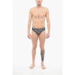 Плавки с узором монограмма Versace, Black and White - фото 4