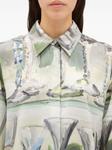 MSGM рубашка с принтом, зеленый - фото 5