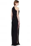 Черное платье макси Hollywood Athena Arrowhead Rick Owens - фото 3