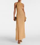 Люмьер металлик макси-платье Oséree, золотой - фото 2