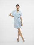 Платье-рубашка VERO MODA VMLinn, Pastel blue - фото 6