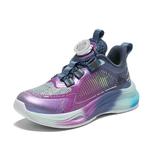 Кроссовки для детей "Дети" Bkg, серый/фиолетовый/зеленый - фото 2