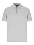 Рубашка поло с короткими рукавами Zanone, серый - фото