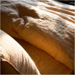 Generic Комплект постельного белья льняной Washed Natural Flax Basic Solid Color - фото 4