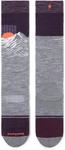 Носки Smartwool Women's Snowboard Targeted Cushion Valley Sunset Over The Calf Socks, Light Gray - фото 2