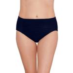 Женские плавки со сборками по центру Bal Harbour, синий - фото