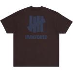 Футболка унисекс UNDEFEATED, темно-коричневый - фото