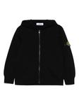 Stone Island Junior худи с нашивкой Compass, черный - фото