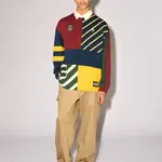 Футболка Patchwork Polo Shirt AMBUSH, мультиколор - фото 4