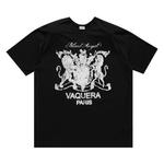Футболка VAQUERA Shoulder Pads T-Shirt, Black - фото