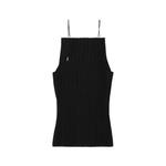 Топ Le Haute Plissé вязаный Jacquemus, черный - фото