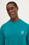 Лонгслив Performance Compressport, бирюзовый - фото 5