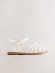 Next Сандалии в белом цвете - фото 3