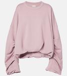 Хлопковая толстовка Dries Van Noten, розовый - фото