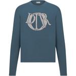 DIOR Свитер мужской синий - фото