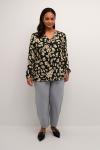 Блузка KAFFE CURVE Blouse Bella, черный - фото 3