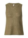 Вязаный топ ONLY ONLSUNNY, оливковый - фото