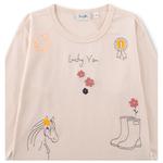 Детская рубашка 12141 - длинный рукав Sanetta, Shell - фото 3