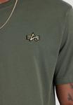 Базовая футболка SMALL LOGO  Alpha Industries, оливковый - фото 4