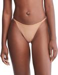 Женские стринги Calvin Klein Ideal Micro Low Rise, Sandalwood - фото