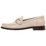 Кожаные лоферы Gancini Ferragamo, White - фото