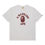 Футболка BAPE Color Camo College Tee 'White/Red' - фото