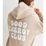 Толстовка для девочек Stone Good Energy Club New Look, светло-серый - фото 2