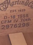 Акустическая гитара Martin D-18 CFM IV 70-летие - фото 16