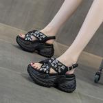 Сандалии женские Shoe Cabinet Floral Language, черный - фото 4