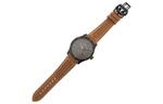 MIDO Часы Men's Helm Watch, Black Dial Brown Strap - фото 9