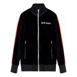 Куртка fw21 rainbow chenille track jacket 'black' Palm Angels, черный - фото