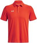 Футболка-поло Under Armour Men's Tech, Dark Orange/White - фото 4