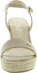 Женские босоножки Calvin Klein Hamal Wedge, Lite Latte 110 - фото 2
