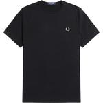 Футболка с круглым вырезом FRED PERRY, черный - фото